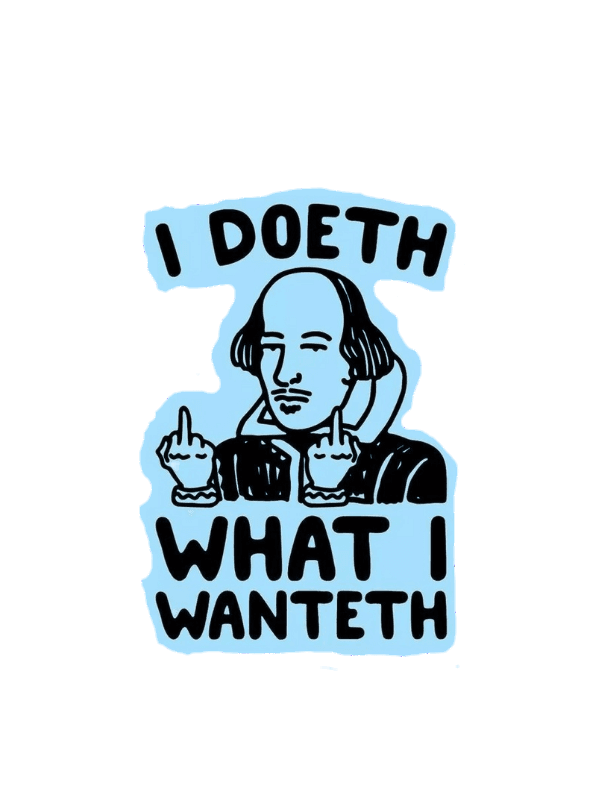 shakespeare gone rogue for Kindle Paperwhite e-reader wallpaper or screensaver featuring William Shakespeare and graphic and more