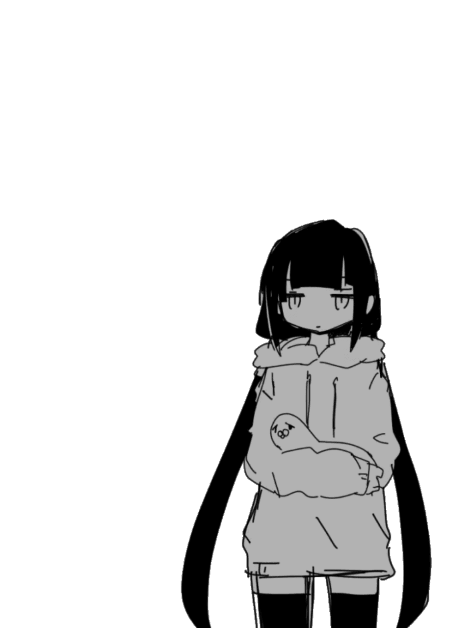 Vocaloid 4 for Other wallpaper featuring girl and hoodie and more