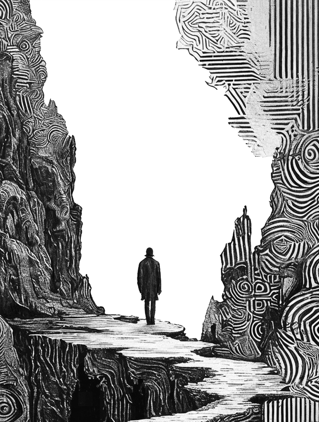 There you are! for Kindle Paperwhite e-reader wallpaper or screensaver featuring man and landscape and more