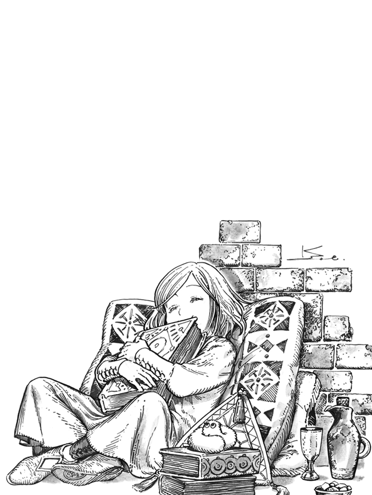 Witch Hat Atelier 1 - full size for Other wallpaper featuring png and books and more