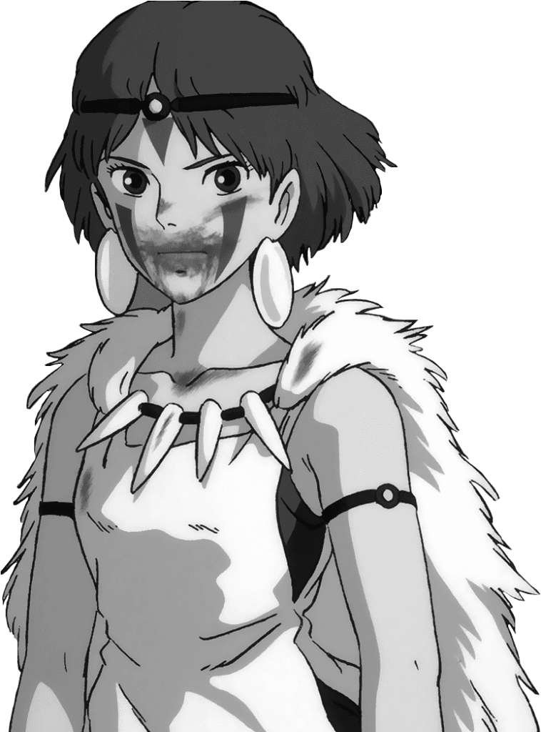 Mononoke for Kindle Paperwhite e-reader wallpaper or screensaver featuring character and anime and more