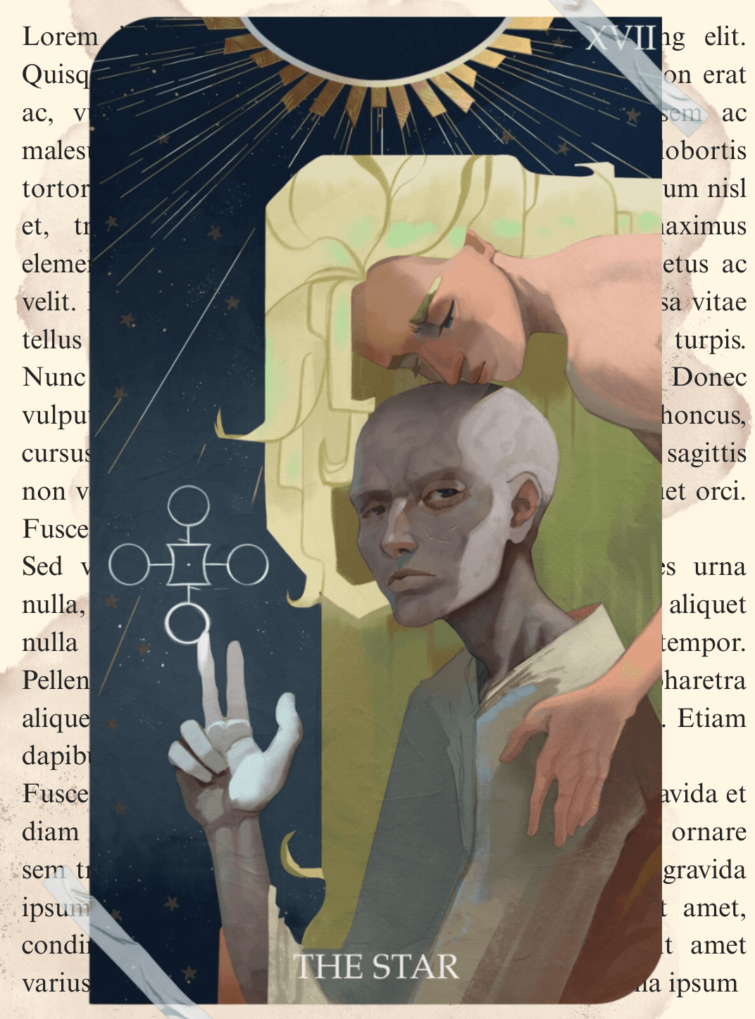 Elantris Tarot for Other e-reader wallpaper or screensaver featuring characters and illustration and more