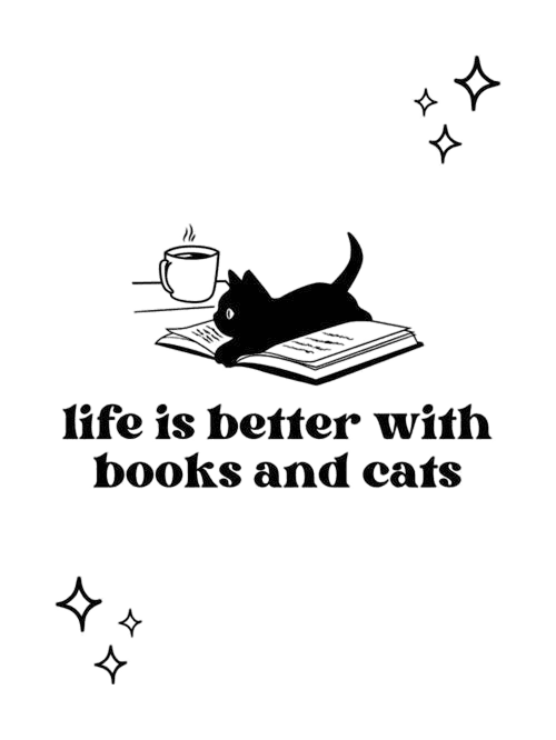 cats books soko wallpaper for Kindle Paperwhite e-reader wallpaper or screensaver featuring cat and books and more